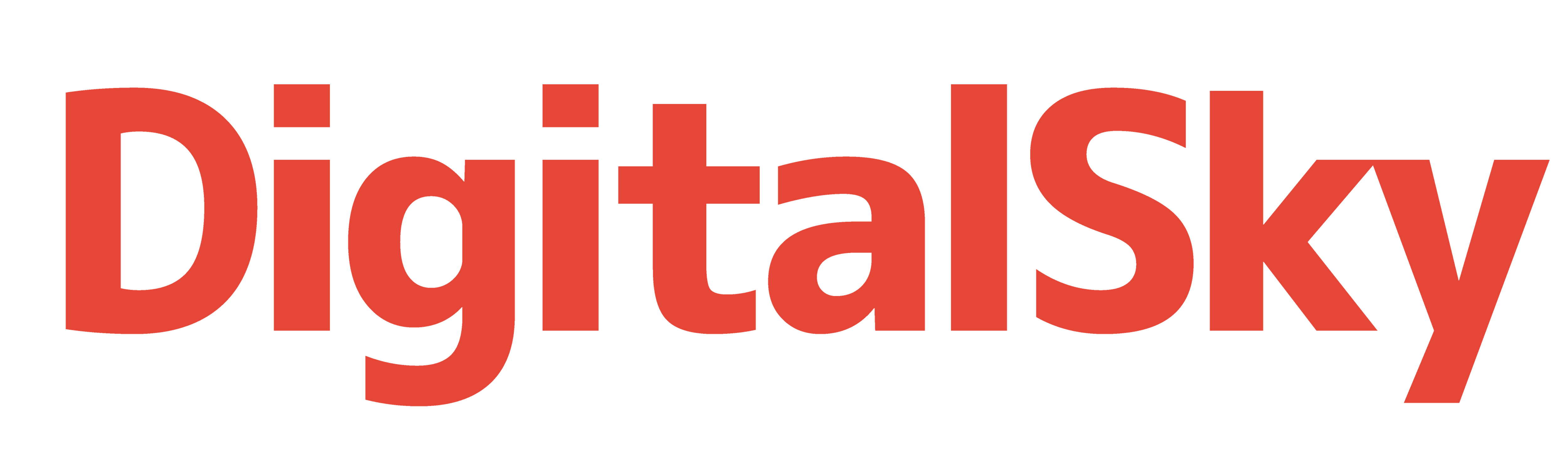 Orange text-based logo for DigitalSky