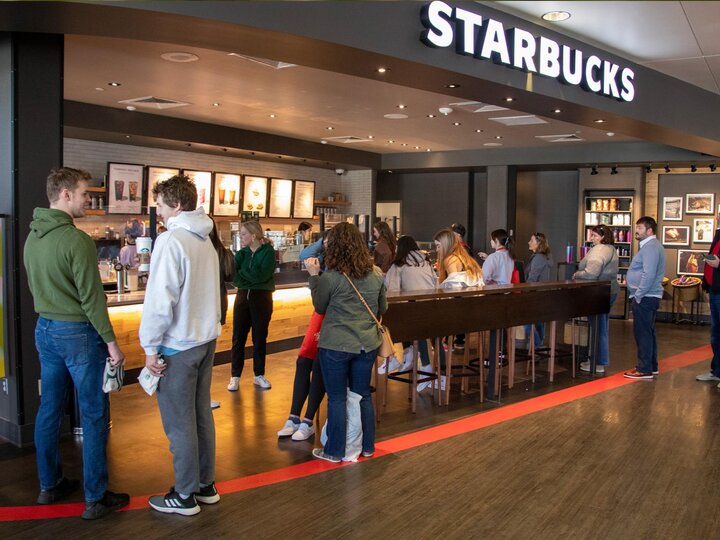 Starbucks in the Nebraska Union