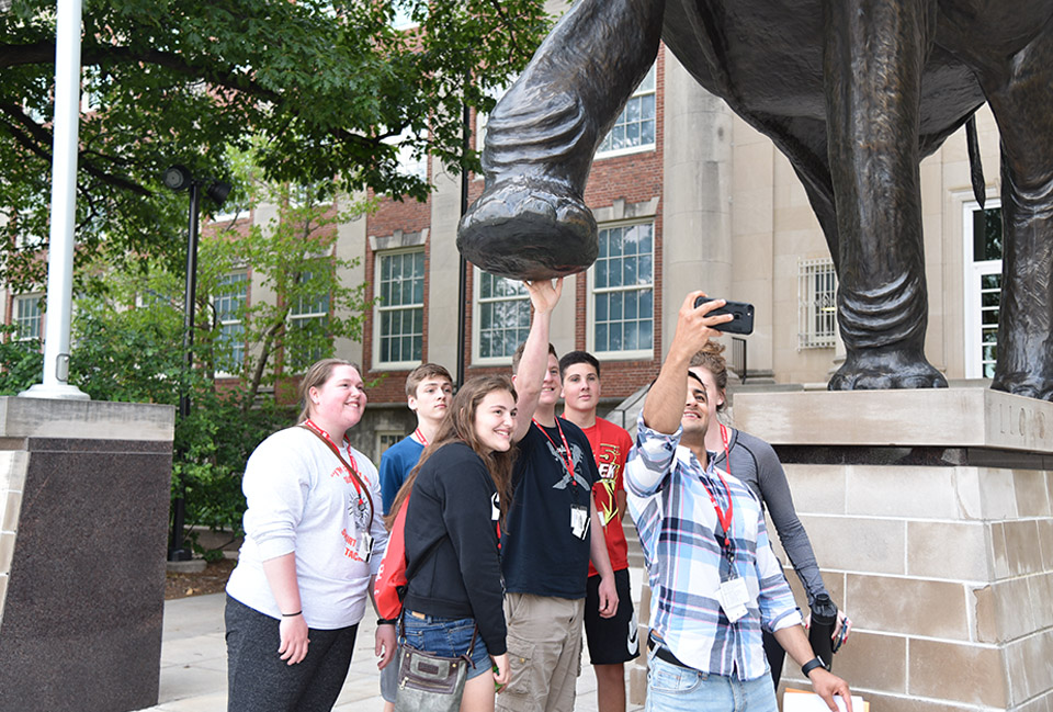 High school students with Archie