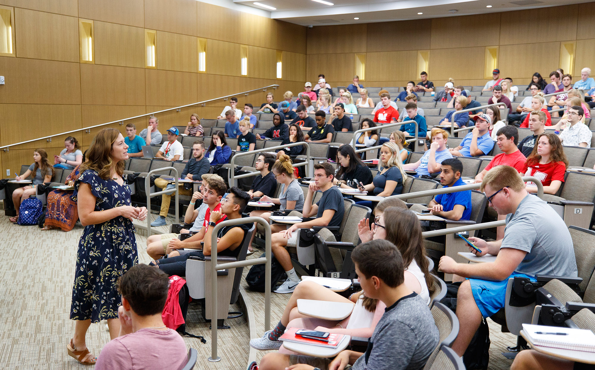 Laurie Miller teaching a class