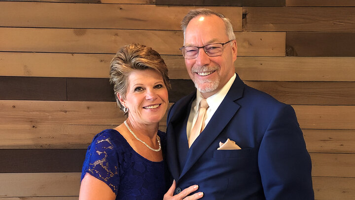 David Dickinson and Karen McCluskey