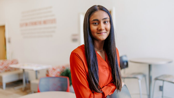 Isha Kishore is a finance and Clifton Builders management major from Omaha, Nebraska
