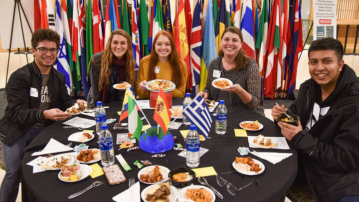 Global Cafe and Connections event