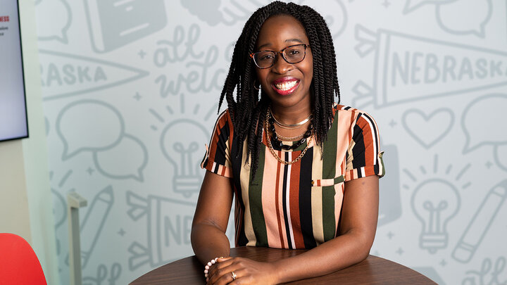 Olukemi “Kemi” Akinyemi, ’04, shaped her Nebraska experience through connections with people throughout the campus, including College of Business faculty and those in organizations such as the African Students Association.