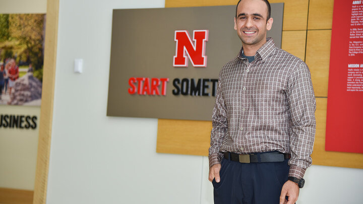 Basher Ahmad Atayi, senior accounting major from Afghanistan