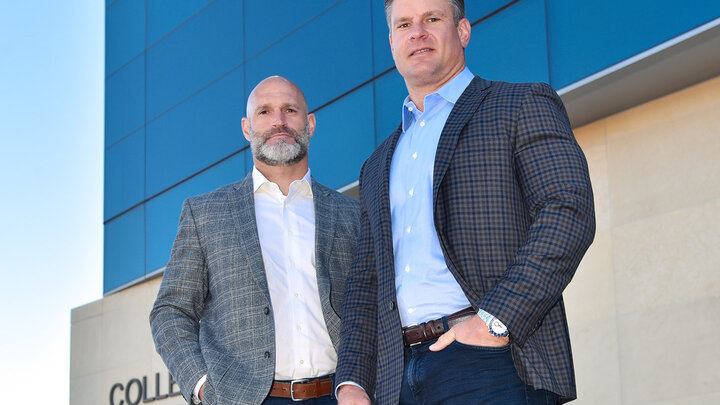 Brothers Chad (left) and Chris Kelsay