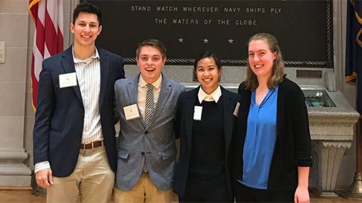 Students at US Naval Academy Leadership Conference