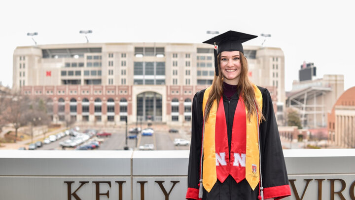 After Maggie Schlecht, an international business major from Elmhurst, Illinois