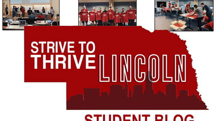 Strive to Thrive Lincoln digital sign