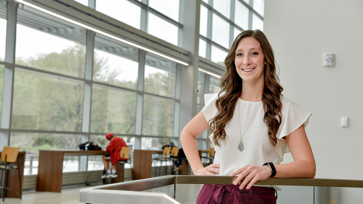 Taylor Berry finds her passion during her first year with the MAIAA program at the College of Business.