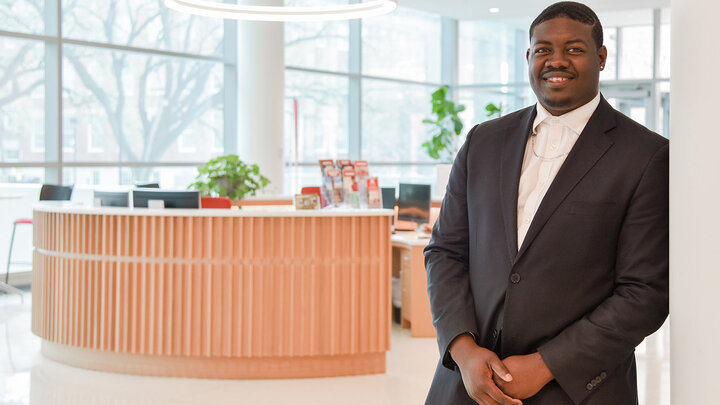 Ulysses Johnson III charted his course at Nebraska Business by getting involved and following suggestions from college staff.