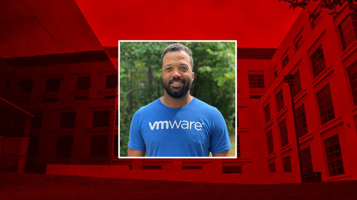 Darian Nastvogel, ’14, earned his degree in the MBA@Nebraska program while serving in the U.S. Air Force around the world. He eventually would go on to work for Google, and currently VMware.