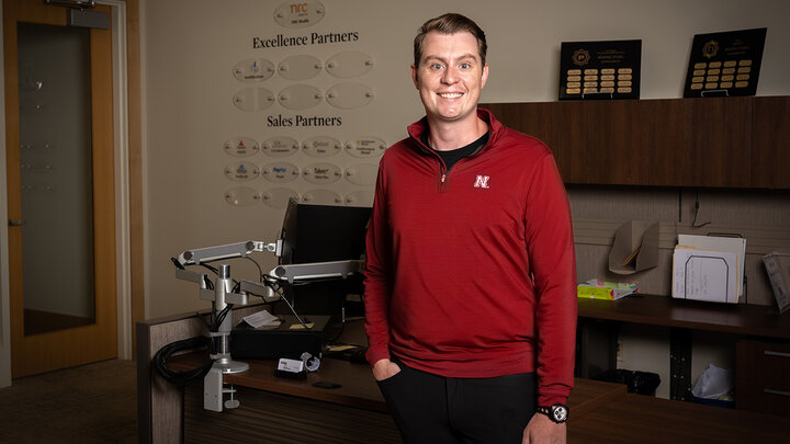 Ryan Shoemaker, ’17, gives back to his alma mater through a scholarship designated for students taking courses through the Center for Sales Excellence at the College of Business. With it, he hopes to motivate students to go above the sales expectations set in the Advanced Professional Selling (MRKT 357) course.