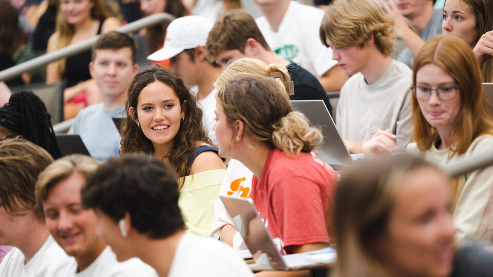 students in a classroom