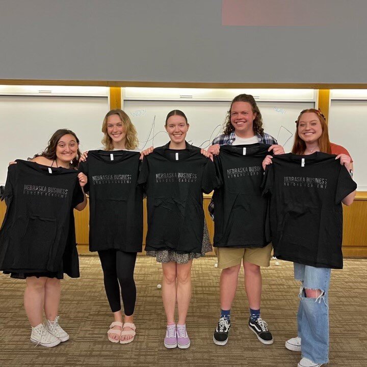 Honors Academy students receive their blackshirts.