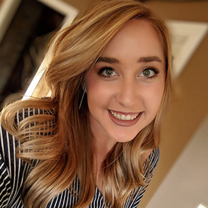 Marin Olson made connections in college by working for the Husker IMG Sports Network on football game days.