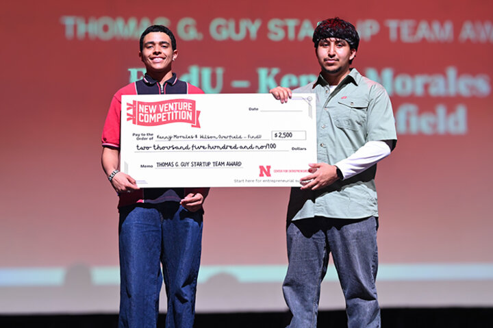 Brooke Parrish pitched FuturHerd Solutions and won first place in the Advanced Traction Bracket of the New Venture Competition.