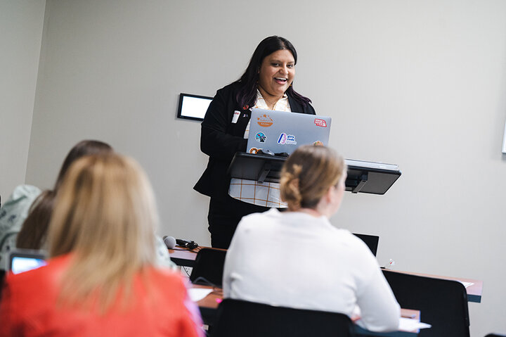 Aakriti Agrawal presented at the 2022 Women Lead Conference