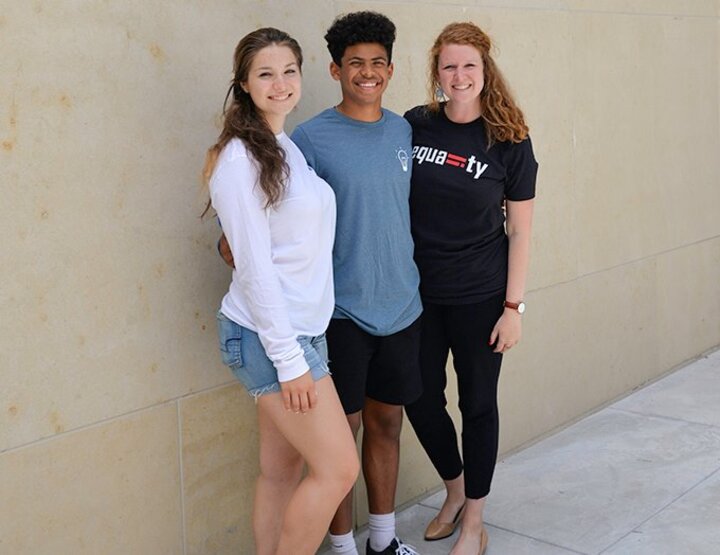 Branch was selected as a Future Builders intern as a freshman in high school.