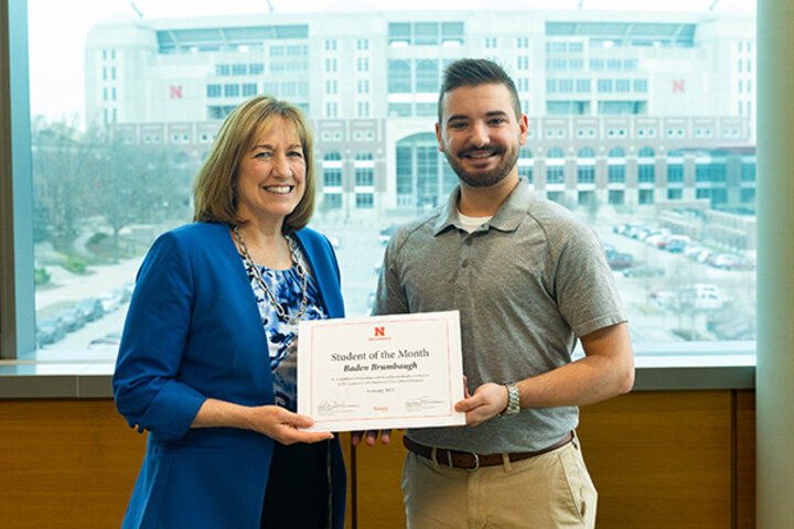 The university's Family and Friends Recognition Awards recognized eight business faculty and staff members who made a significant difference for students this year.