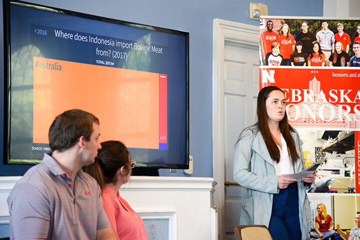 The Yeutter Institute’s inaugural group of interns culminated their internship into a final capstone research project this spring.