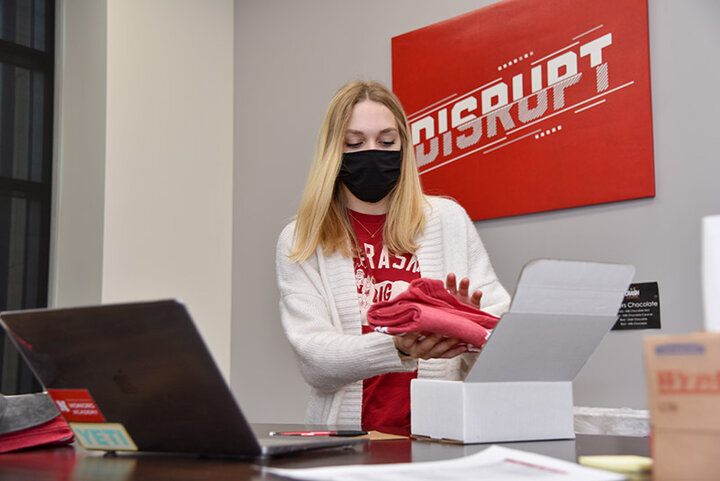 Students operated different aspects of owning a business, like packaging and shipping products, as well as marketing and tracking inventory.