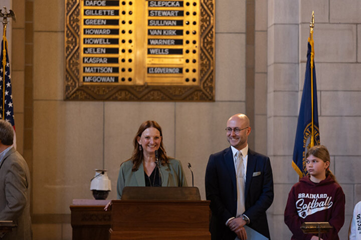 The university's Family and Friends Recognition Awards recognized eight business faculty and staff members who made a significant difference for students this year.