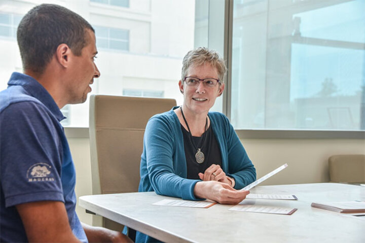 Deb Eisloeffel, human resources manager, encourages staff and faculty to reach out for support and lean into their strengths during this unprecedented time.