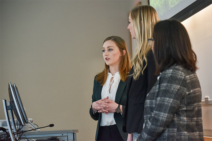 In her sophomore year, Kist quickly adapted to the Nebraska Business Honors Academy by getting involved with honors teammates for business competitions.