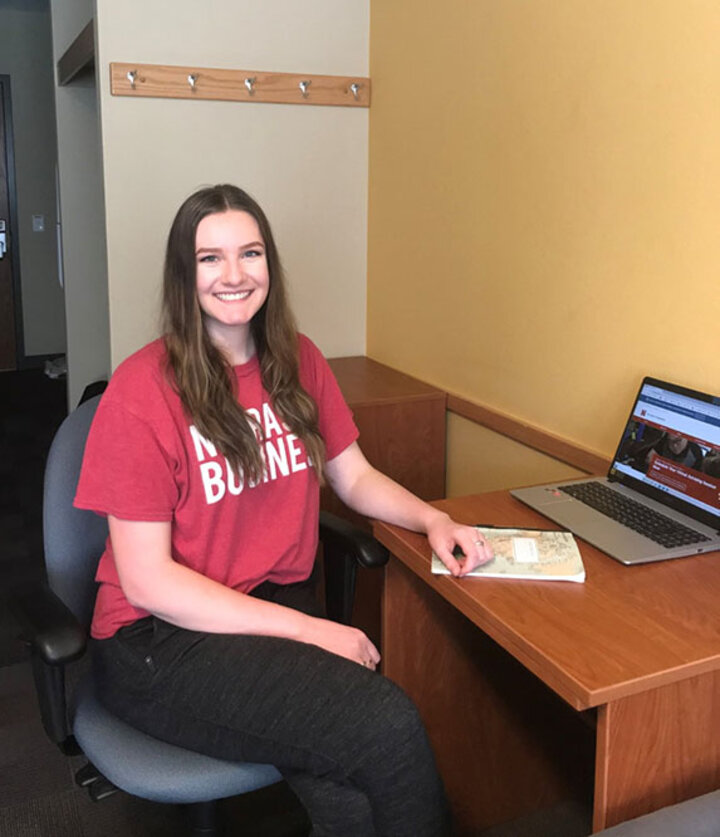 Schlecht, who graduated virtually on Saturday, was the first Nebraska Business Honors Academy student to be named an Allan Noddle International Business Distinguished Scholar.