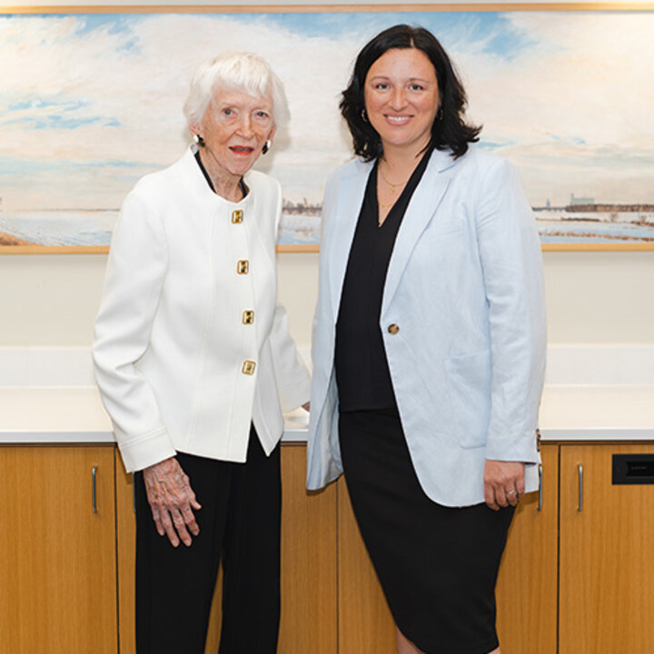 Stanislava Standing with Alice M. Dittman