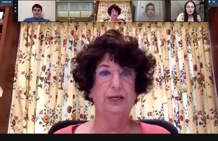 Rhonda Seacrest spoke to the class about her dedication to the nonprofit sector.