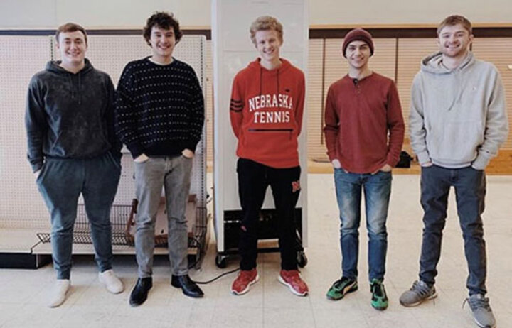 Students participated in service work at People City's Mission.
