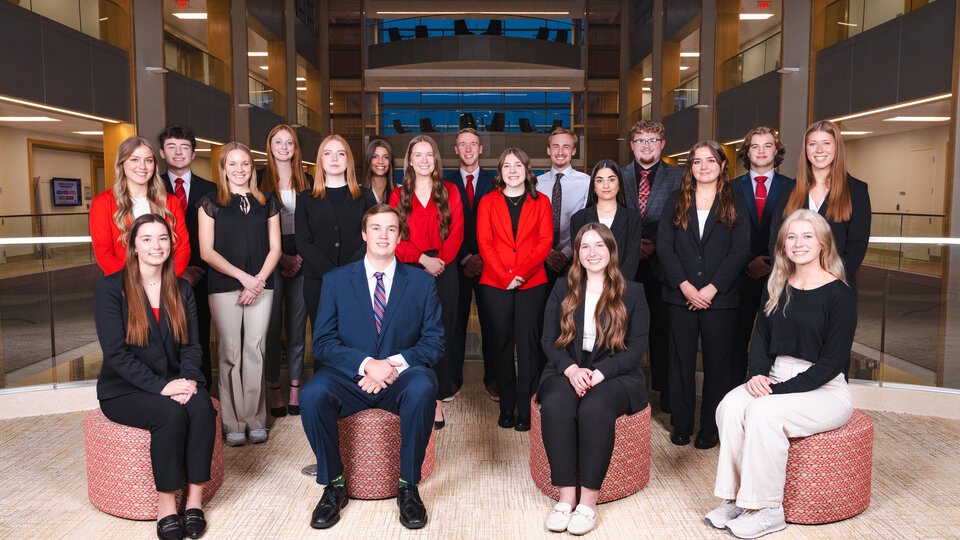 College of Business Student Advisory Board Group Picture