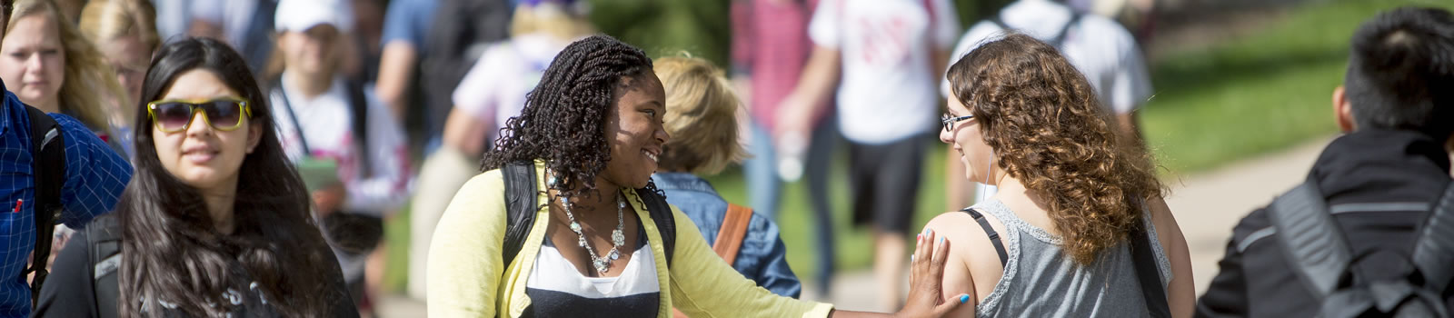 Students outside