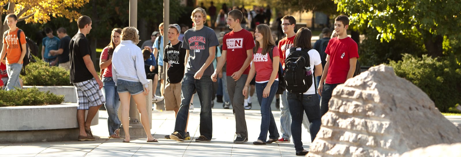 Students outside