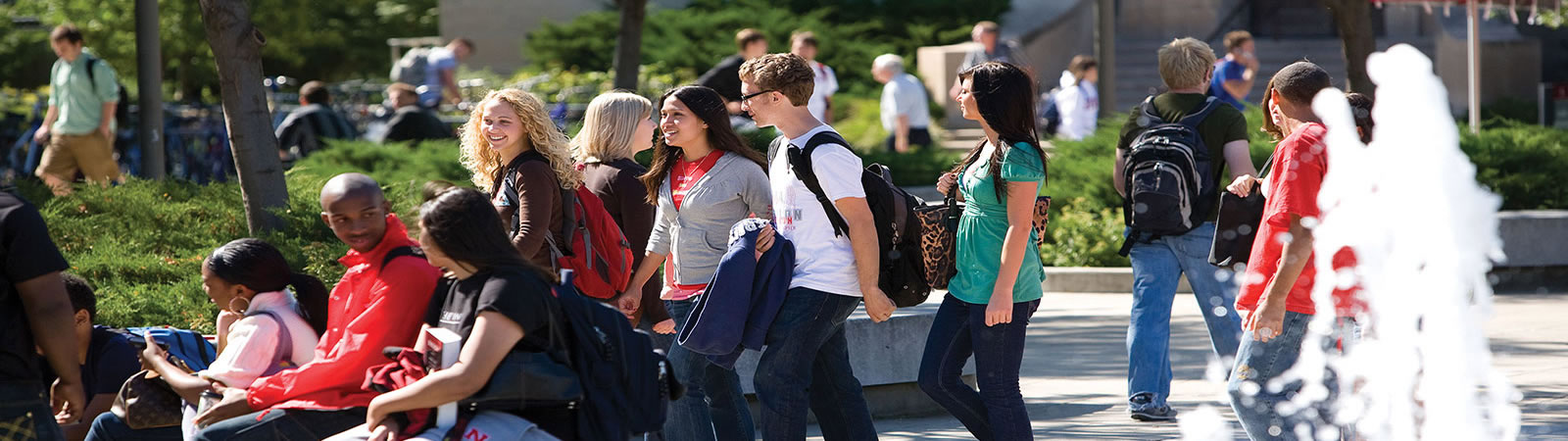 Students outside