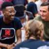 Group of students talking