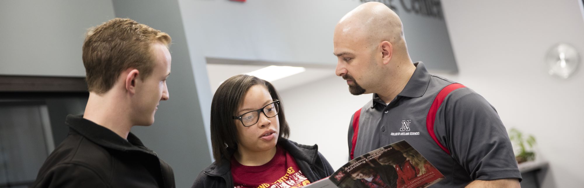 People in the Academic and Career Advising Center