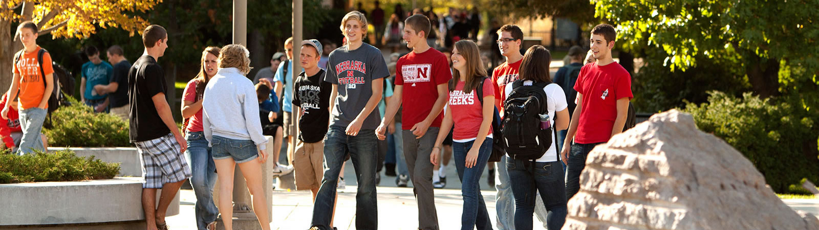 Students outside