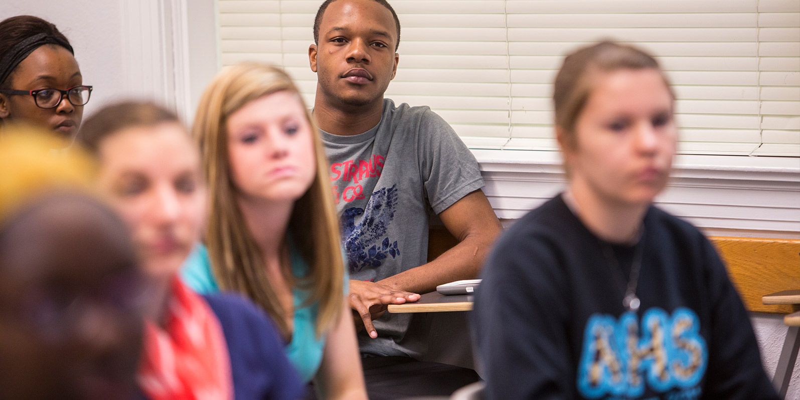 Students in class