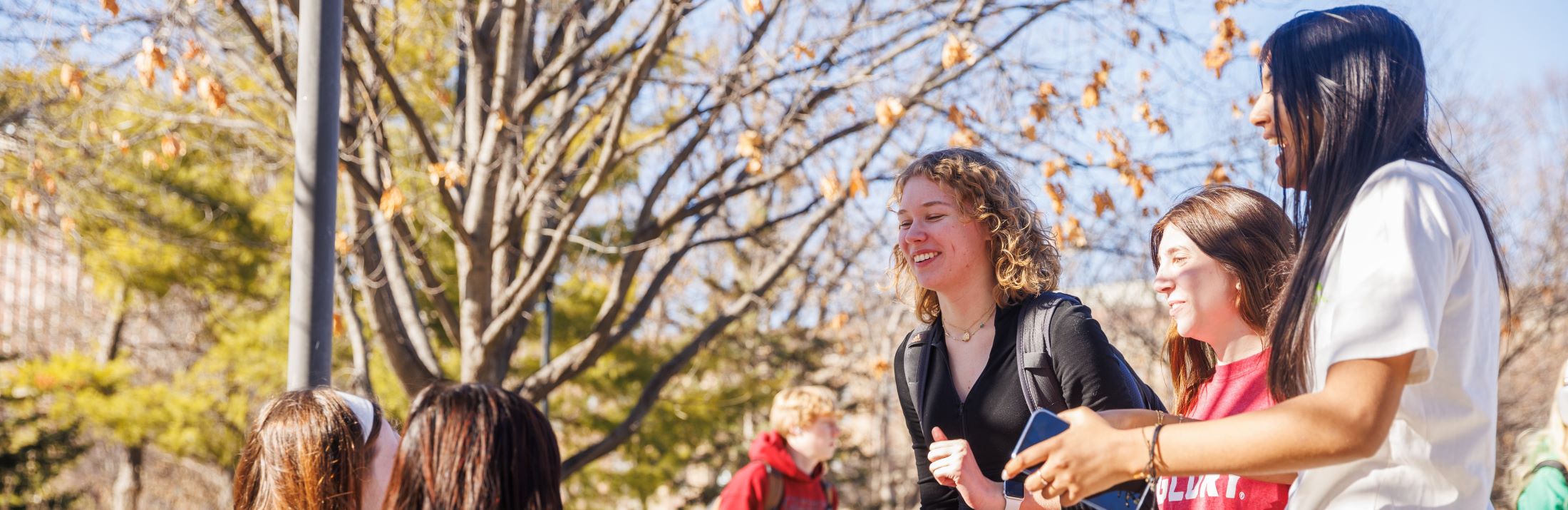 Students outside