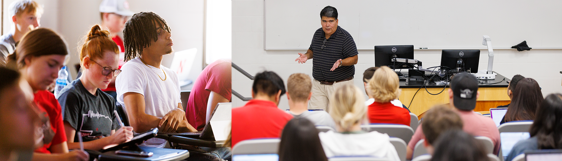 Collage of classroom images