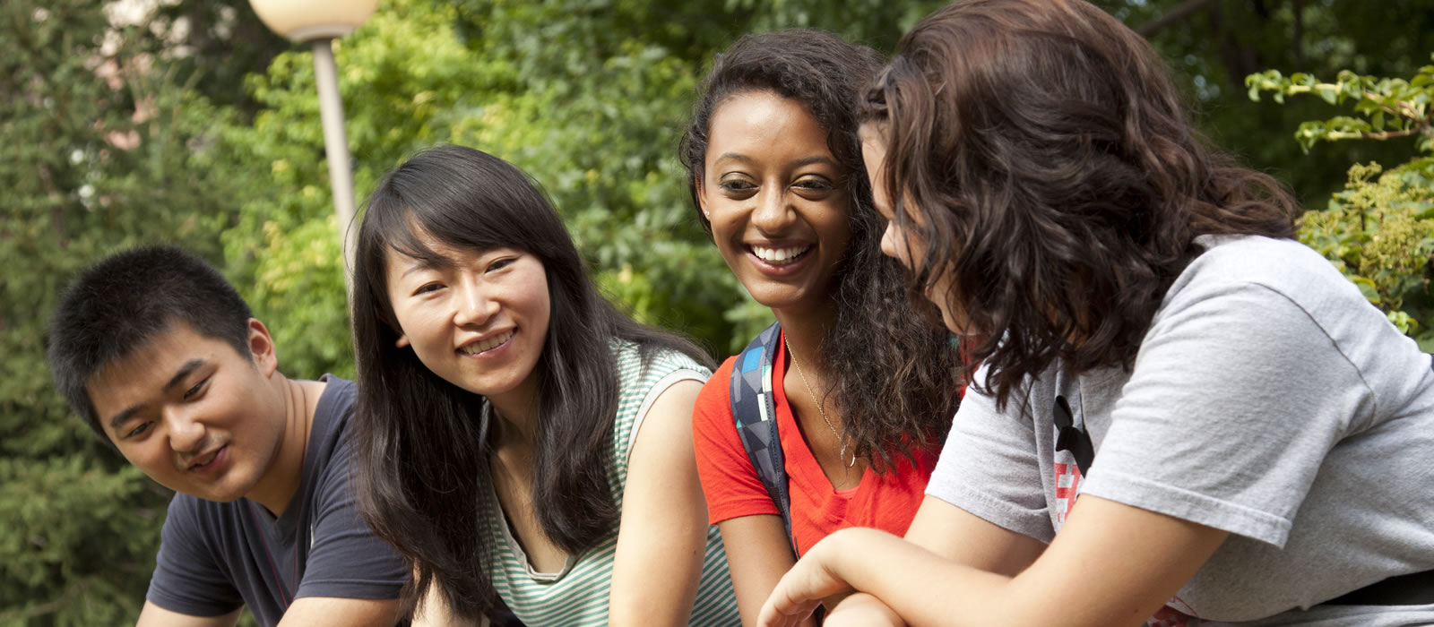 Students talking