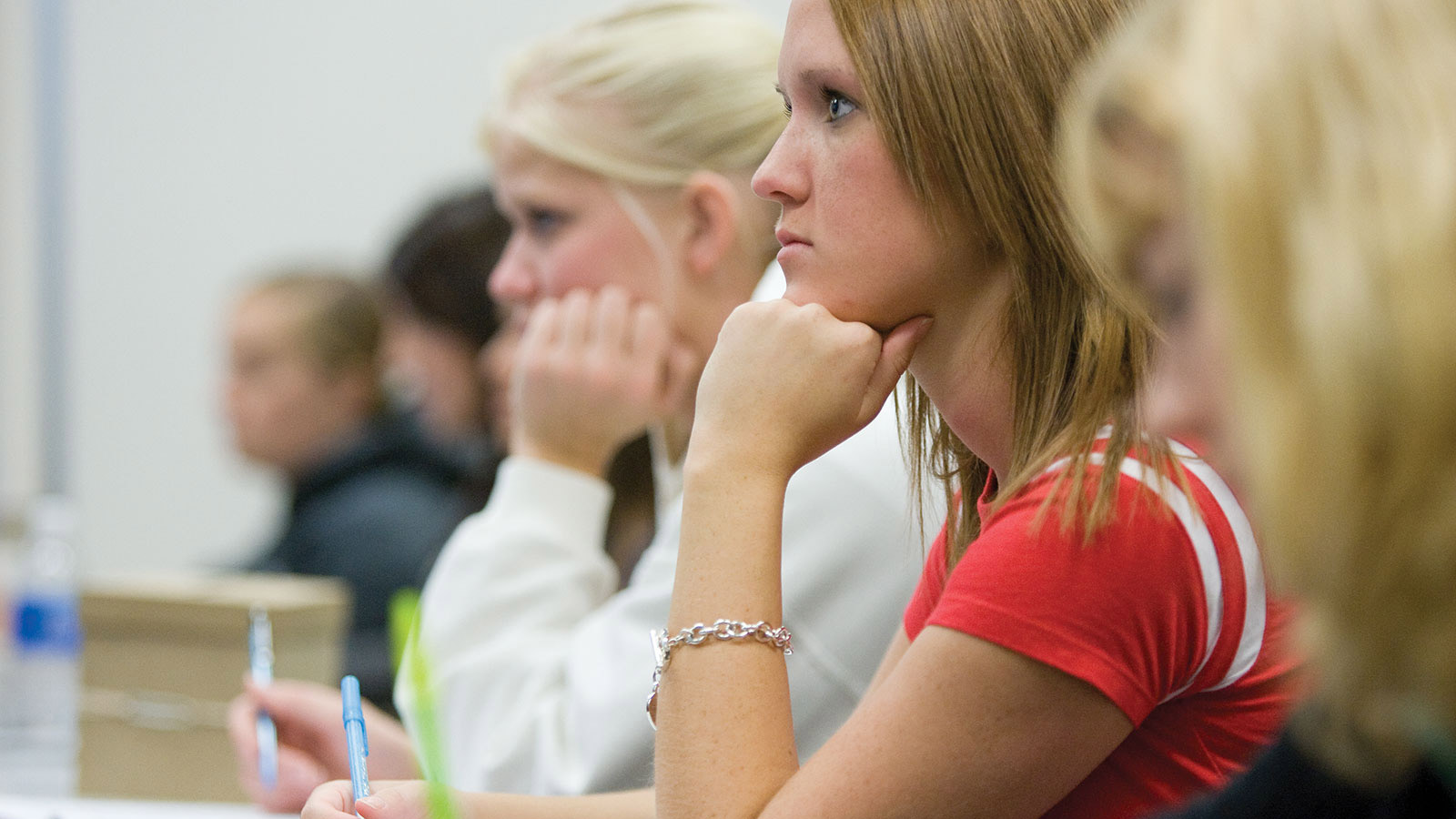 Students in class