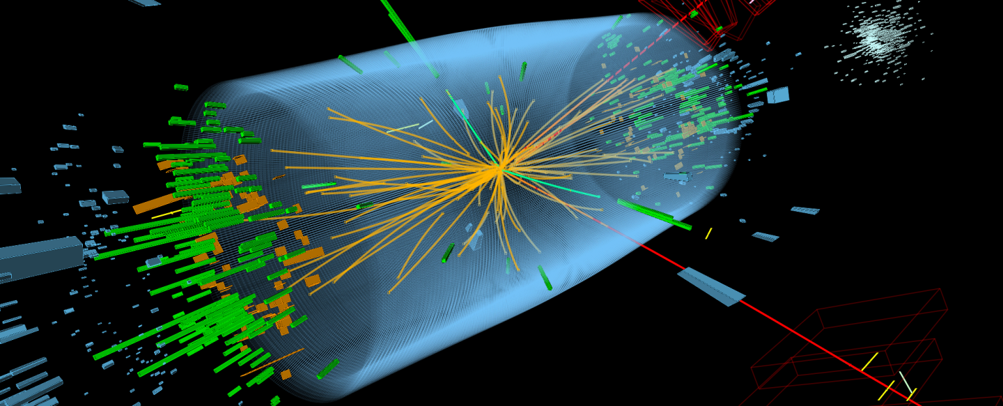 Illustration of high energy physics