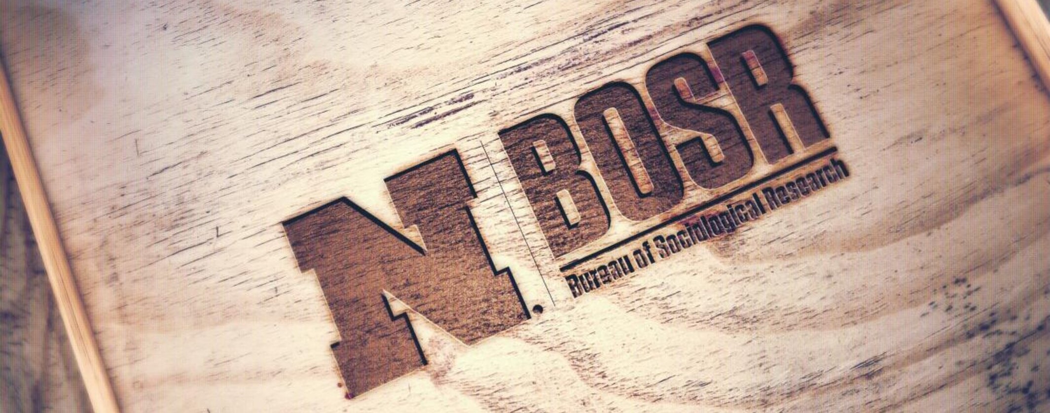 BOSR etched in wood