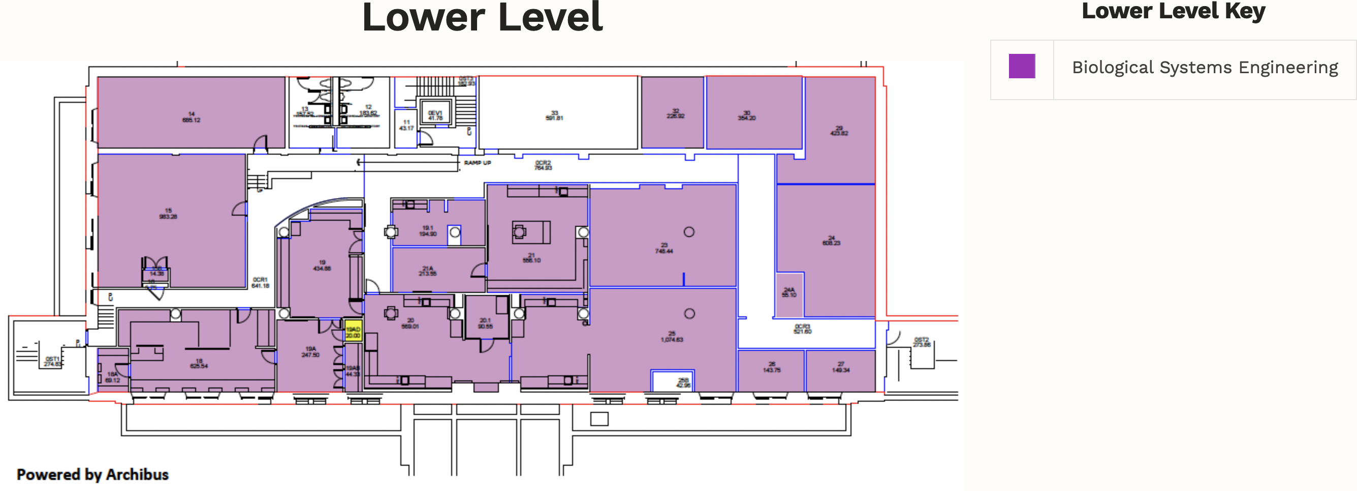 Chase Hall East Campus Floorplan