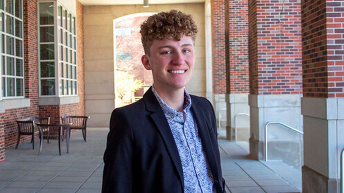 Adrian Pilkington, a senior in software engineering.