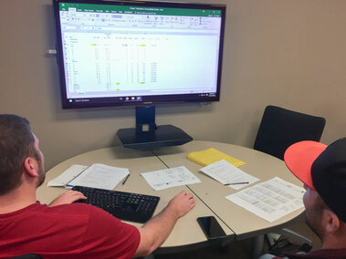 Nebraska Hall - Room 177 - Students working